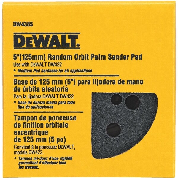 Shop DeWalt 5" Med 8Hole Psa Pad Free Shipping On Orders Over 45